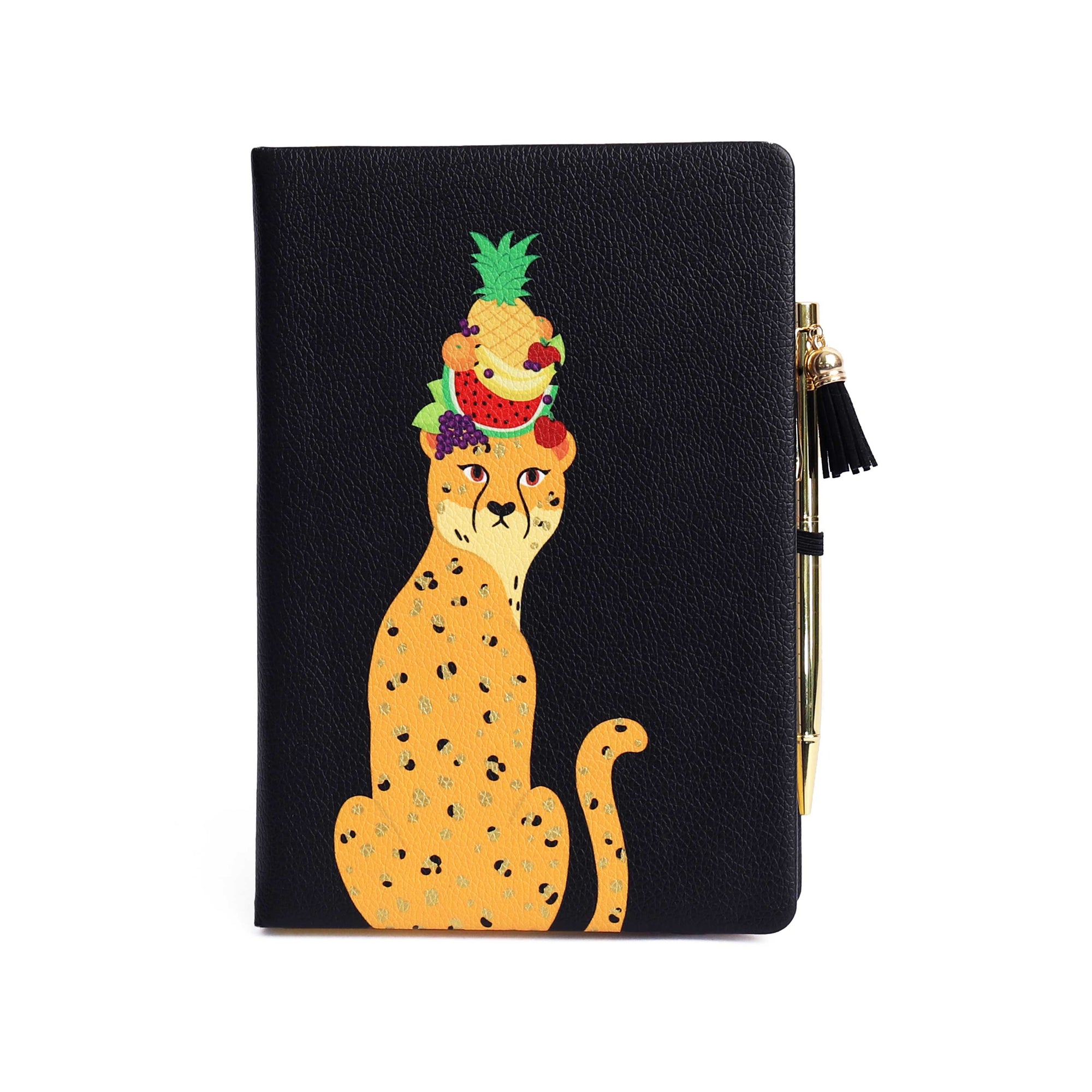 A5 Cheetah Notebook & Pen