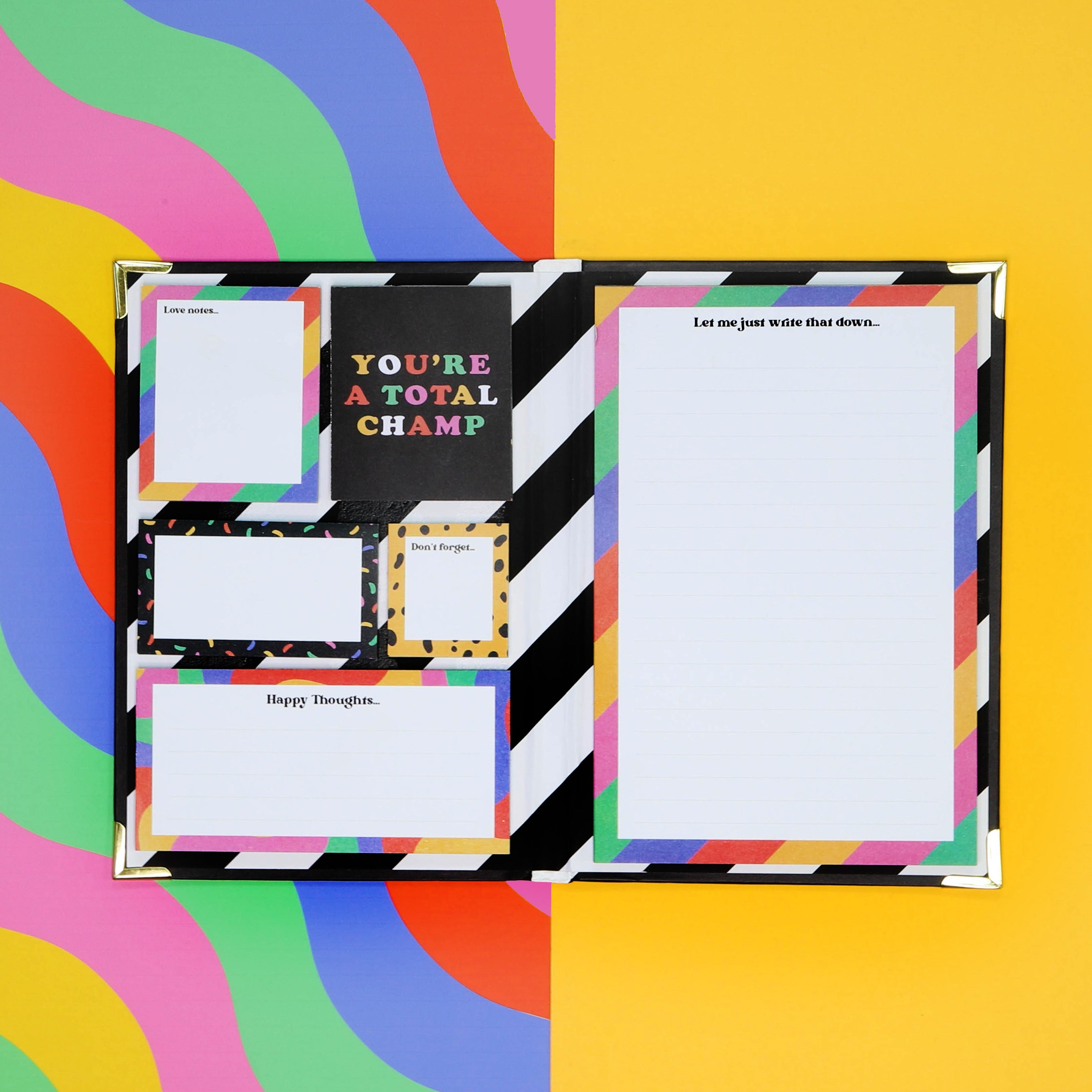 Positivity Sticky Notes Pad - Motivational Stationery for Positive ...