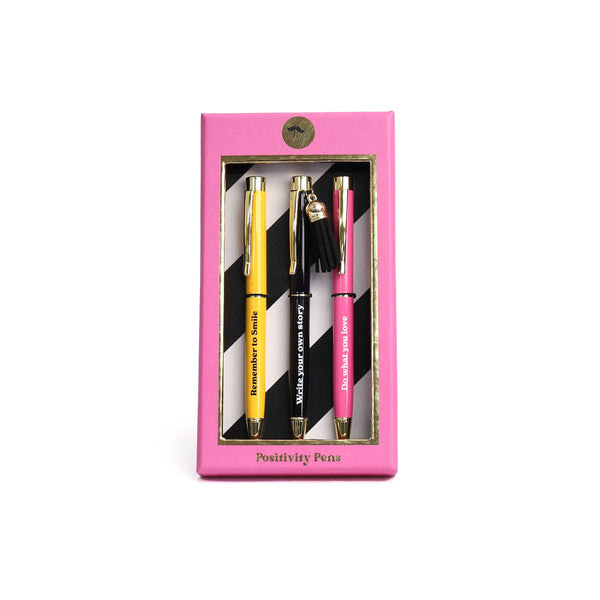 Positivity Pens, Set of 3