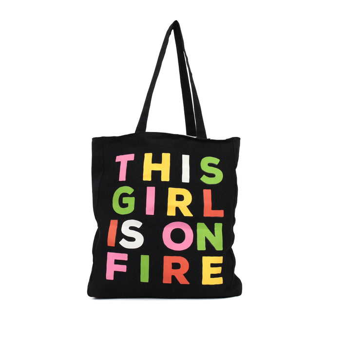 This Girl Is On Fire Tote Bag