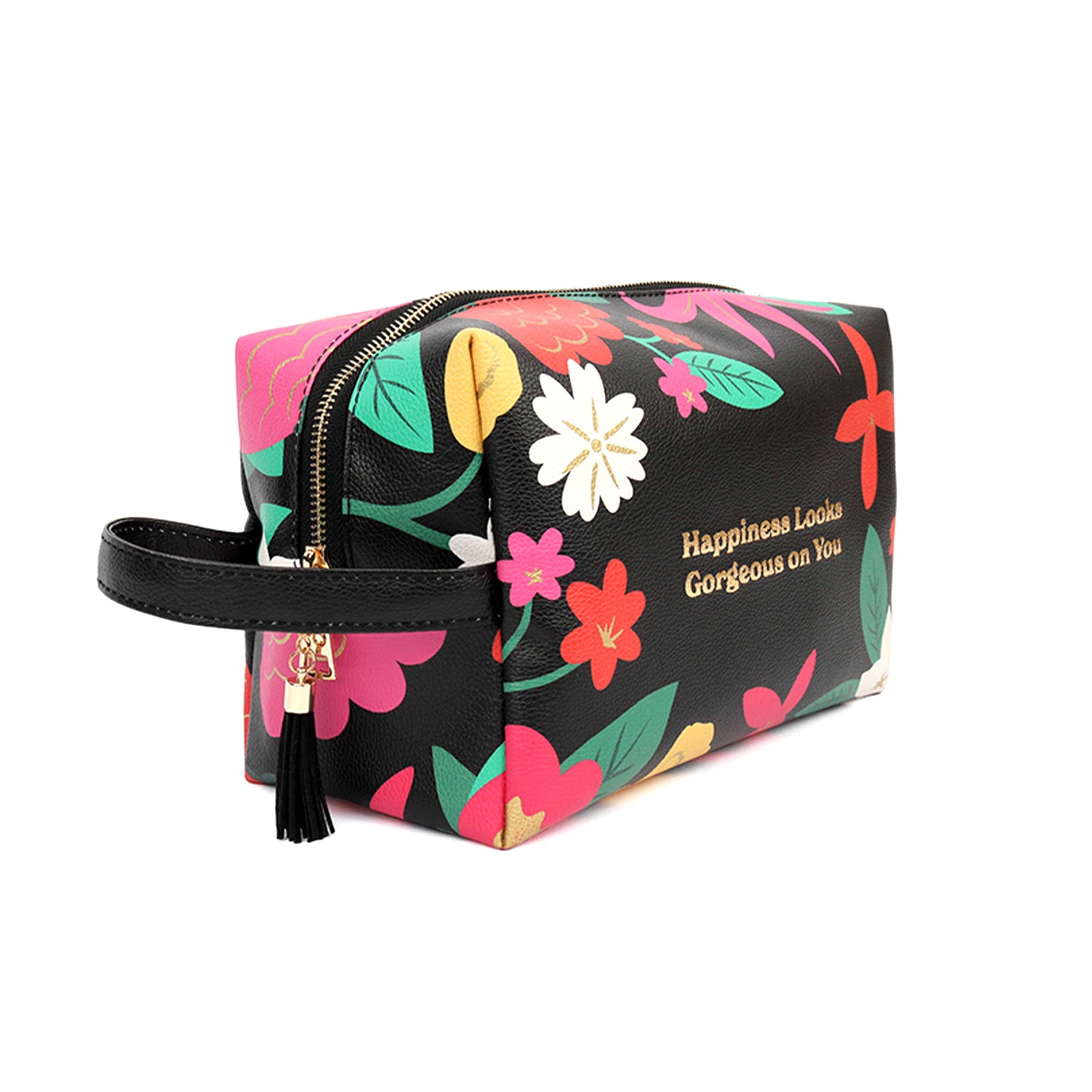 Happiness Floral Wash Bag