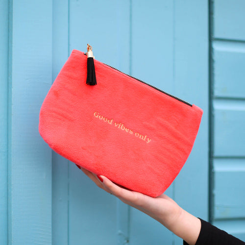 Good Vibes Makeup Bag