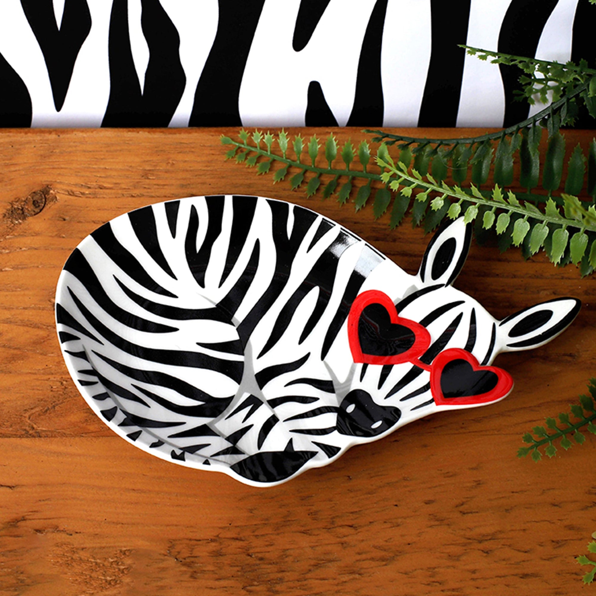 Zebra Trinket Dish