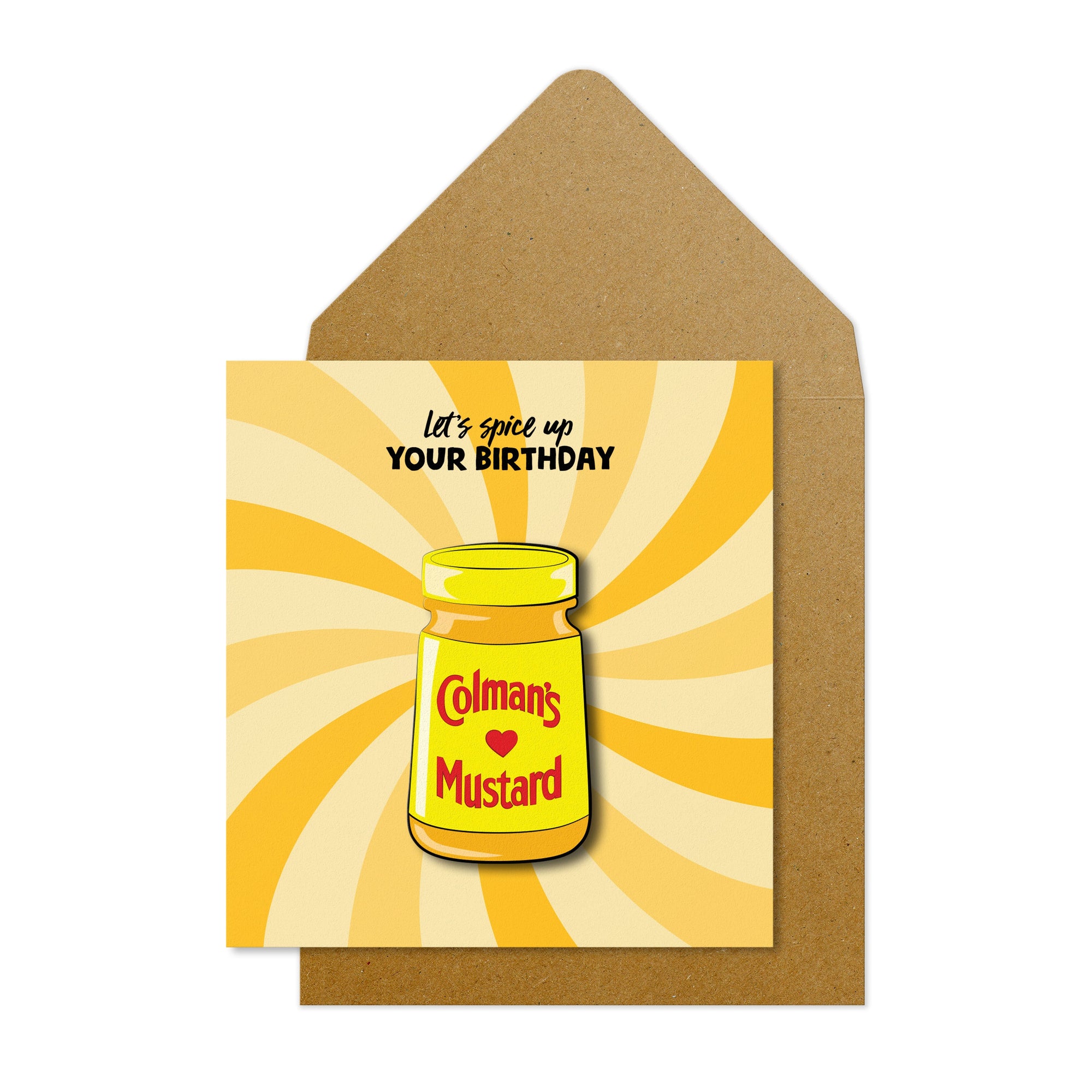 Let's spice up your birthday' Colmans Mustard