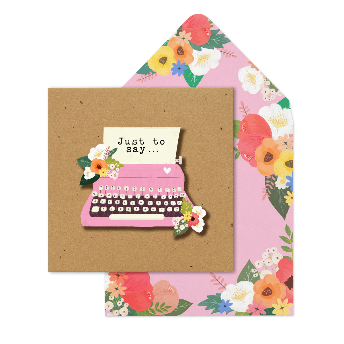 Just To Say... | Handmade Greeting Card