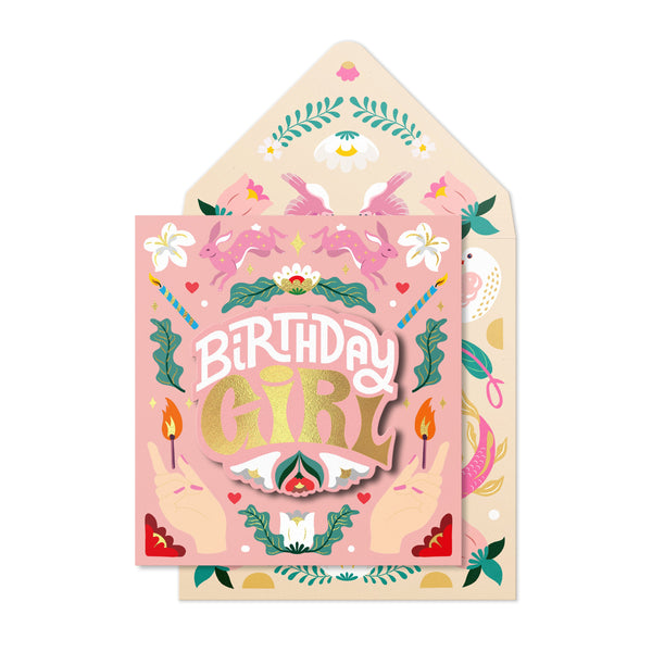Birthday Girl | Handmade Greeting Card