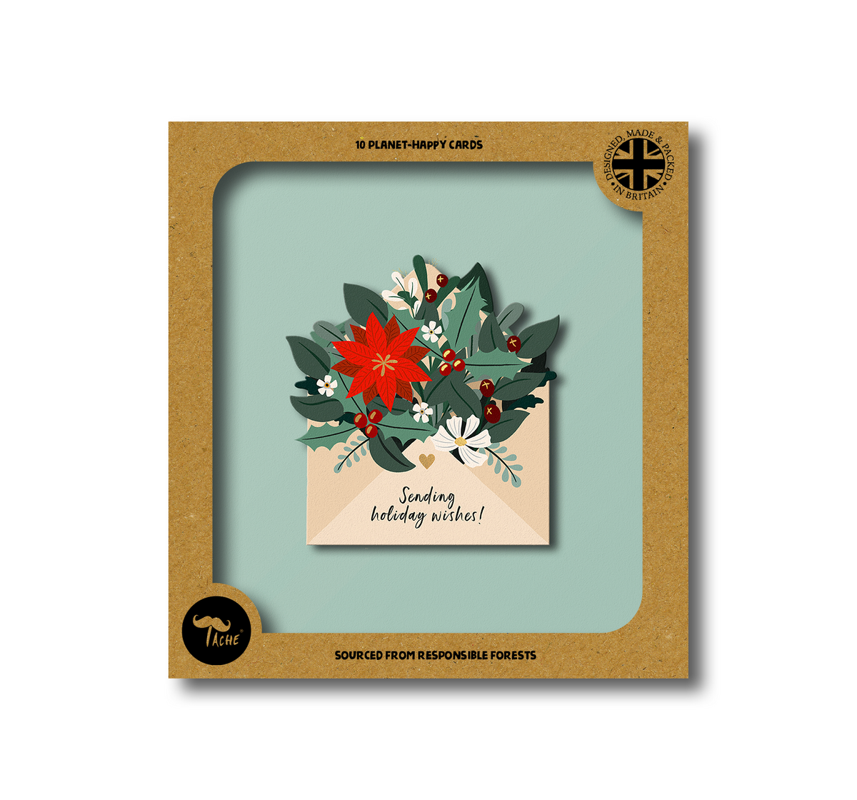 Christmas Envelope 10pk Box
